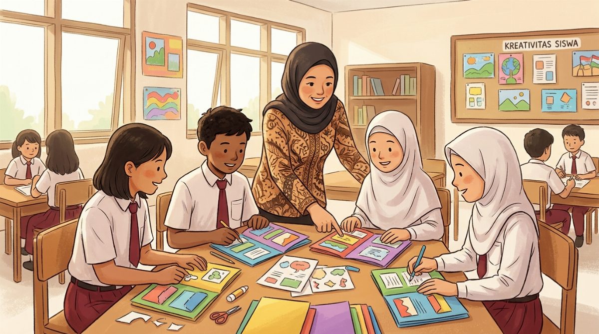 Cara Membuat Lapbook Media Pembelajaran dari Map Bekas