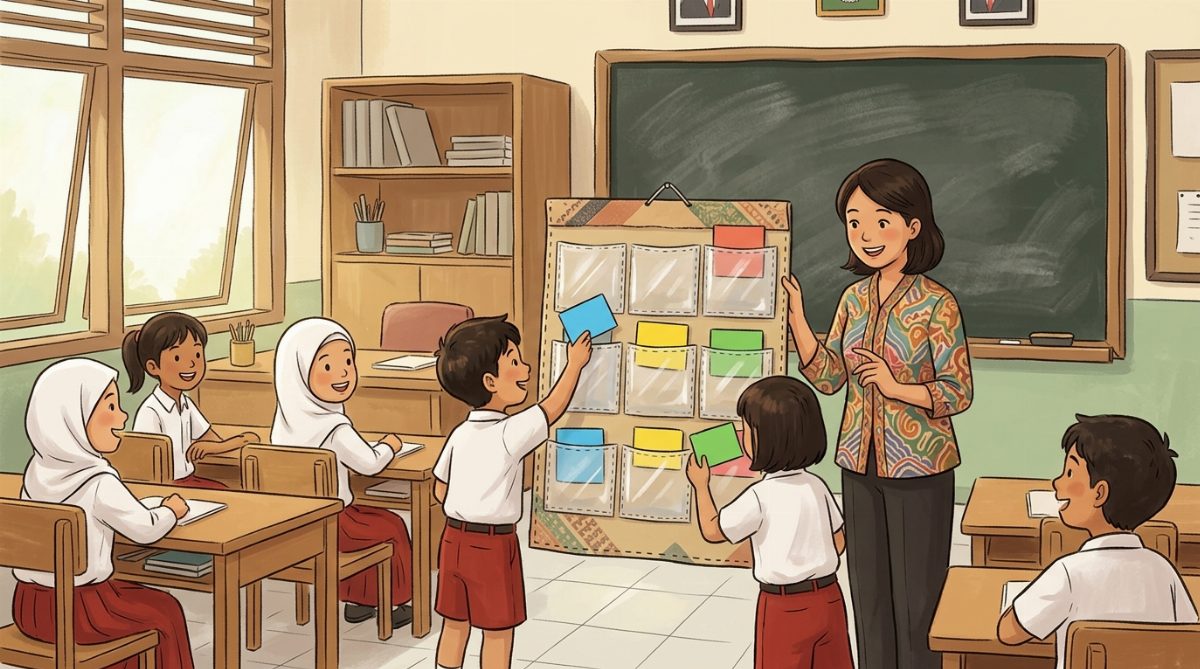 Cara Membuat Pocket Chart Media Pembelajaran Kalender Bekas