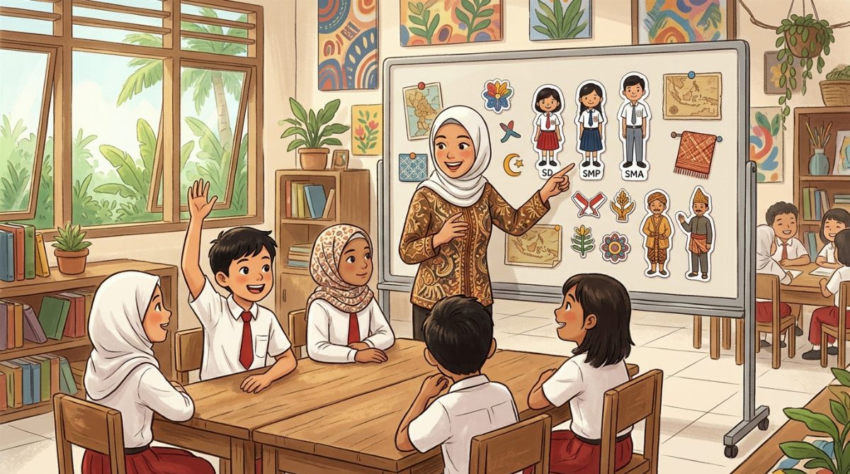 Sejarah Warna Seragam Sekolah Indonesia untuk Apersepsi