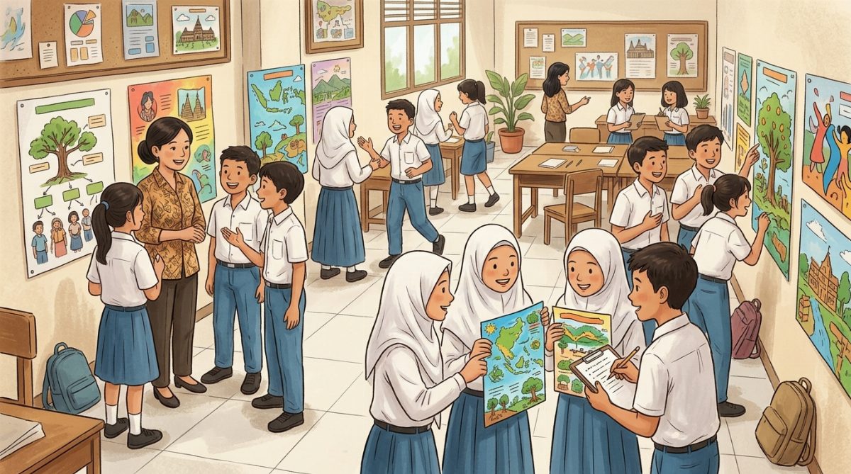 Sintaks Problem-Based Learning Dipadu Gallery Walk SMP